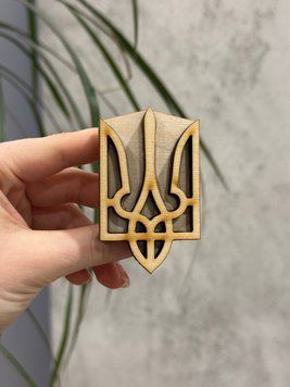 Штамп &laquo;Герб України-5&raquo; для вибійки по тканині  дерев'яний штамп для вибійки по тканині