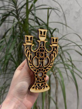 Штамп &laquo;Кераміка&raquo; для вибійки по тканині  дерев'яний штамп для вибійки по тканині