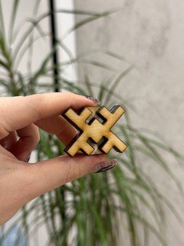 Штамп &laquo;Полтавська Вишивка&raquo; для вибійки по тканині  дерев'яний штамп для вибійки по тканині